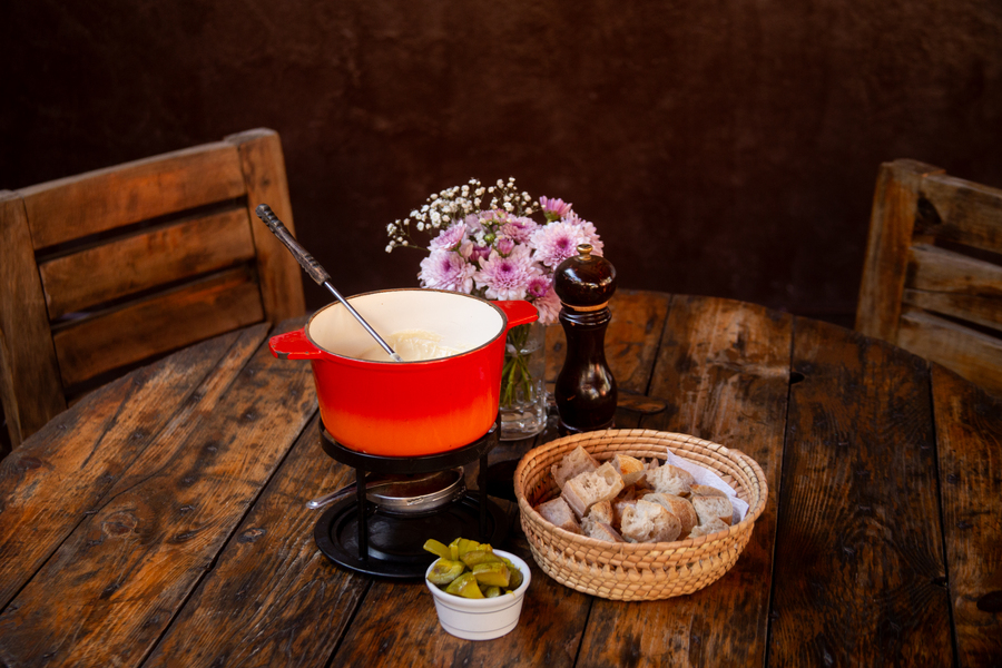 De los Alpes con Queso de Heidi´s FONDUE TRADICIONAL Mezcla tradicional suiza para un fondue cremoso